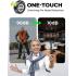 Hollyland LARK M2 Combo Wireless Lavalier Microphone System compatible with Type-C and Lightning, 1000ft LOS Range, Hi-Fi Audio, Smart Noise Cancellation, 30H Duration, Mini Lapel Mic for Livestream Vlog - Black
